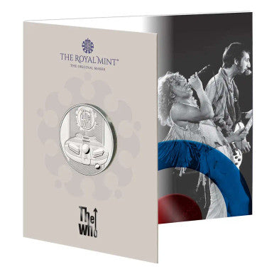 UK 2021 £5 The Who Uncirculated Coin