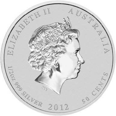 2011 50c Beijing International Coin Exposition Australian Koala & Chinese Dragon 50c Silver 2 Coin Set