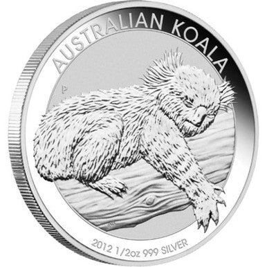 2011 50c Beijing International Coin Exposition Australian Koala & Chinese Dragon 50c Silver 2 Coin Set