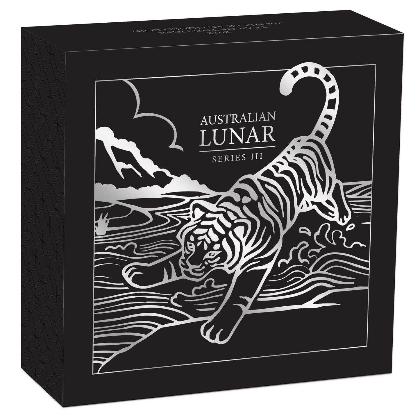 2022 $2 Lunar Year of The Tiger 2oz Silver Antiqued Coin