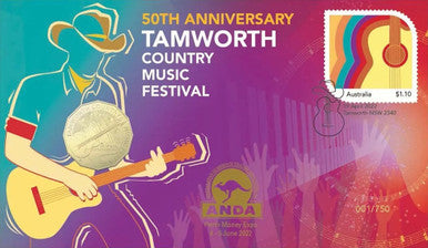2022 50c ANDA Perth 50th Anniversary Tamworth Country Music Festival PNC