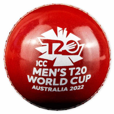 Barbados 2022 $5 T20 Cricket World Cup 1oz Silver Coloured Ball Shaped Coin