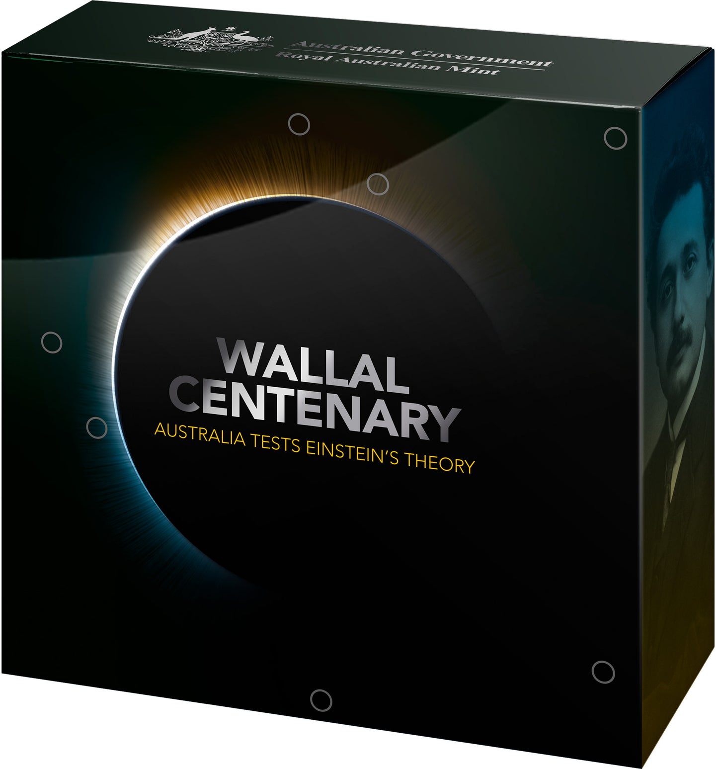 2022 $5 Wallal Centenary Australia Tests Einstein’s Theory 1oz Silver Proof Domed Coin