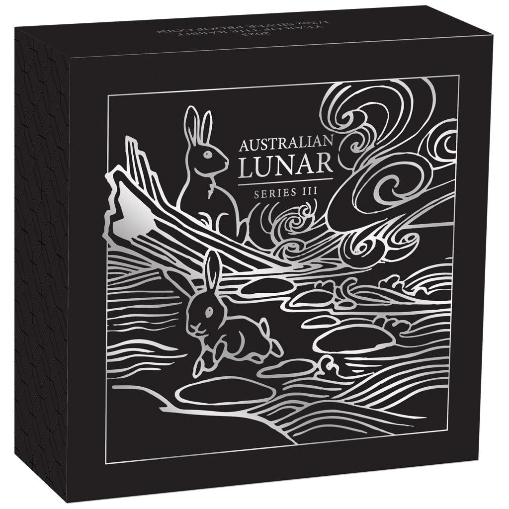 2023 50c Lunar Year of The Rabbit 1/2oz Silver Proof Coin