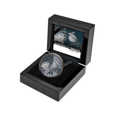 Australia at Night 2023 $1 Flying Fox 1oz Silver Black Proof Coin