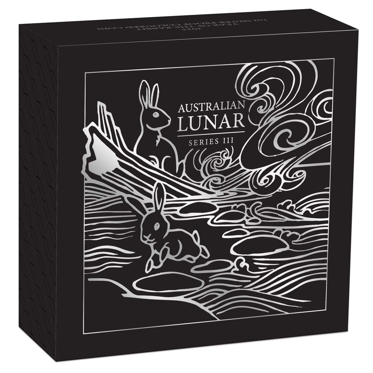 2023 $1 Lunar Year of The Rabbit 1oz Silver Coloured Proof Coin