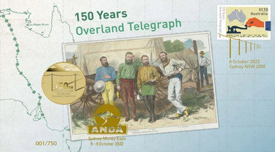 2022 $1 ANDA Sydney 150 Years Overland Telegraph PNC