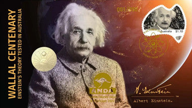 2022 $1 ANDA Sydney Wallal Centenary Australia Tests Einstein Theory PNC