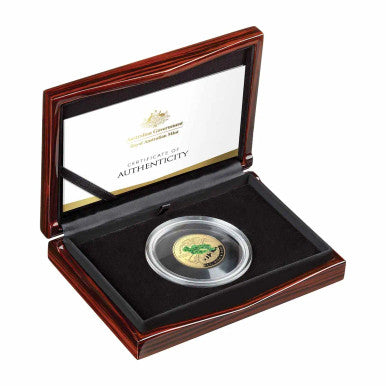 2022 Daintree Forest $100 Gold Coloured Domed Proof Coin
