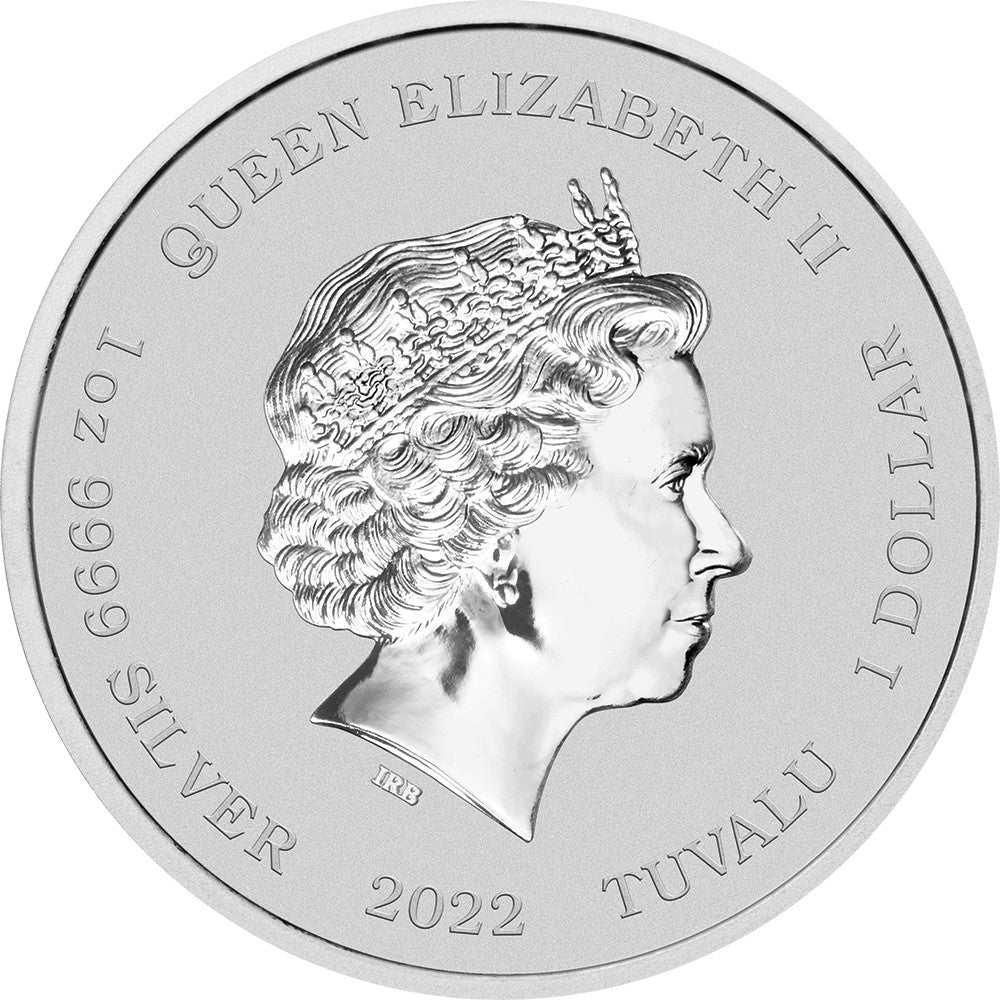 Tuvalu 2022 $1 The Phantom 1oz Silver Uncirculated Coin