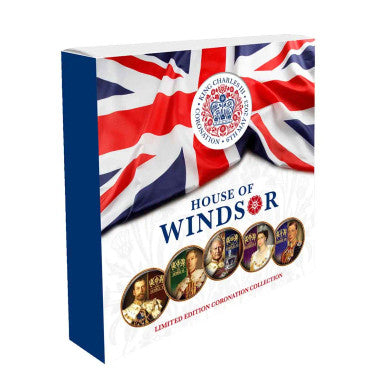 House of Windsor Enamel Penny 5-Coin Collection
