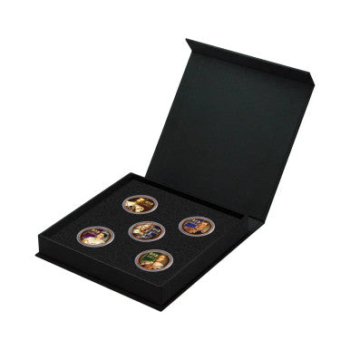 House of Windsor Enamel Penny 5-Coin Collection
