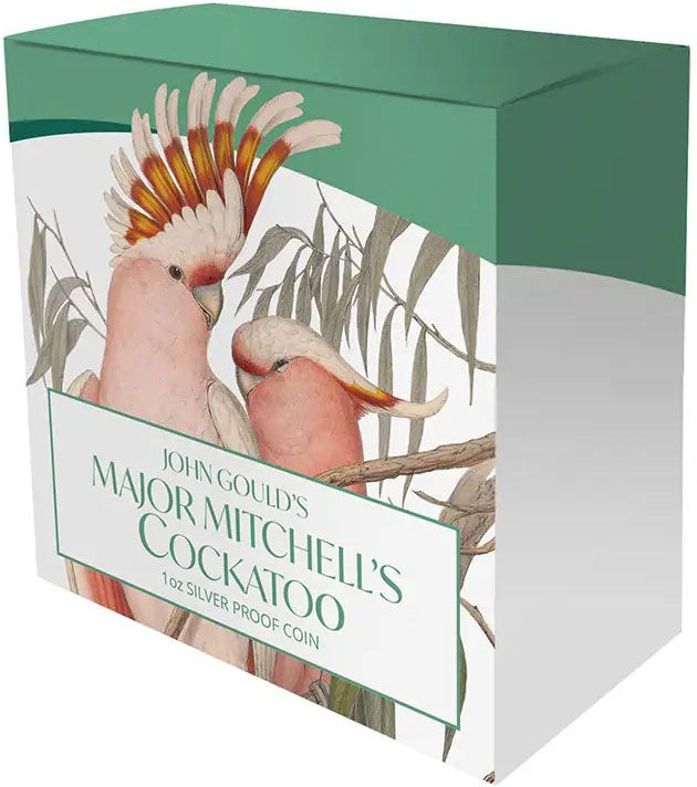 Niue 2023 $1 Major Mitchell's Cockatoo 1oz Silver Coloured Proof Coin