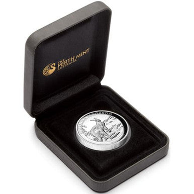 2013 $1 Australian Kangaroo 1oz Silver High Relief Proof Coin