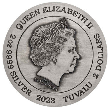 2023 The Phantom $2 2oz Silver Antiqued Coin