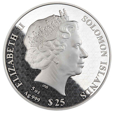 Lunar Dragon 2024 $25 Mother of Pearl 5oz Silver Proof Coin