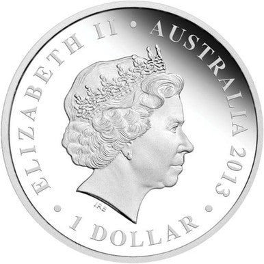 2014 $1 ANDA Sydney World Heritage Sites Willandra Lakes Region 1oz Silver Coloured Proof Coin