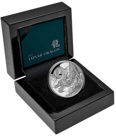 Lunar Dragon 2024 $1 1oz Silver Proof Coin