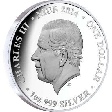 Lunar Dragon 2024 $1 1oz Silver Proof Coin