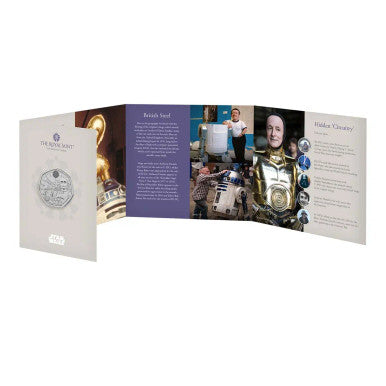 2023 Star Wars R2-D2 and C-3PO UK 50p Brilliant Uncirculated Coin