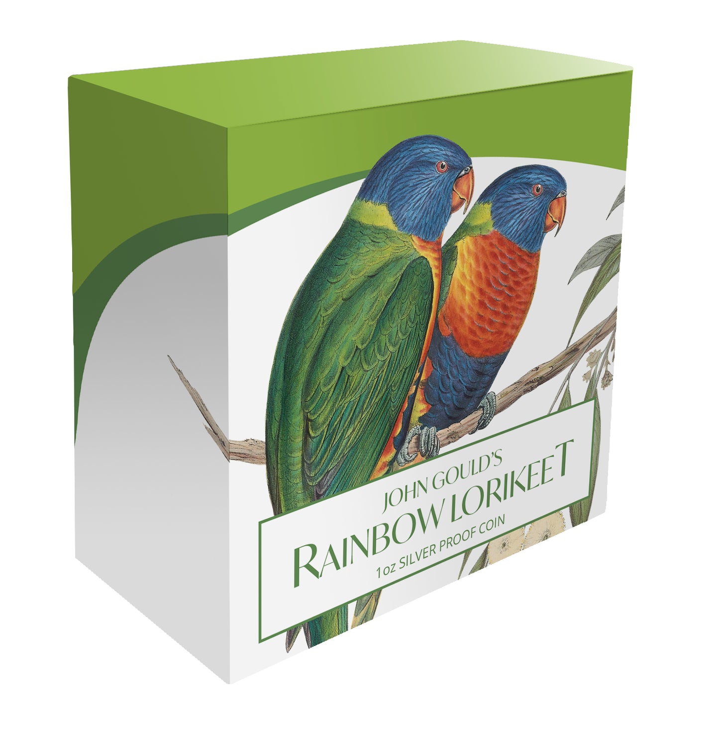 Niue 2024 $1 Rainbow Lorikeet 1oz Silver Coloured Proof Coin
