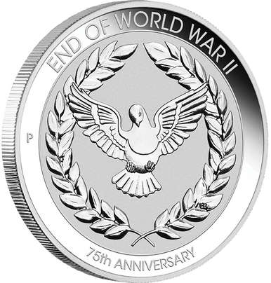 2020 10c Commemorating The 75th Anniversary of The End of World War II 1/10oz Silver Coin