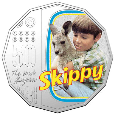 2020 50c Skippy The Bush Kangaroo PNC