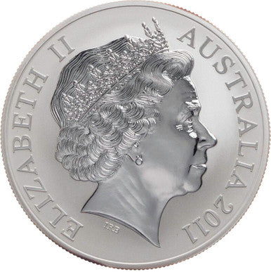 2011 $1 Kangaroo Allied Rock Wallaby 1oz Silver Uncirculated Coin