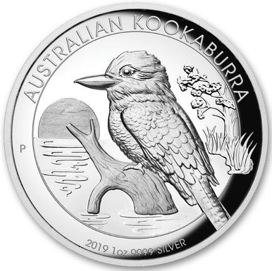 2019 $1 Australian Kookaburra 1oz Silver High Relief Proof Coin