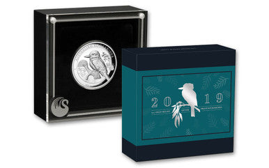 2019 $1 Australian Kookaburra 1oz Silver High Relief Proof Coin