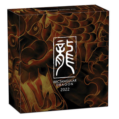 2022 Dragon 1oz Silver Proof Rectangular Coin