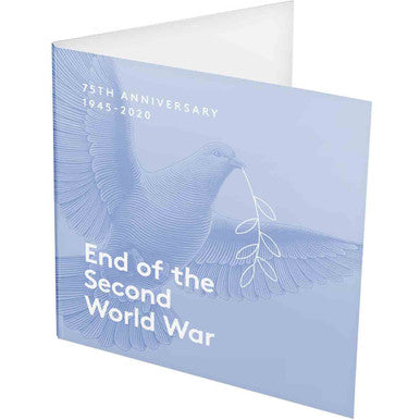 2020 $2 End of The Second World War 75th Anniversary 'C' Mintmark Coloured Uncirculated Coin