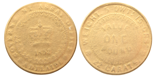 1852 Adelaide Pound Type II