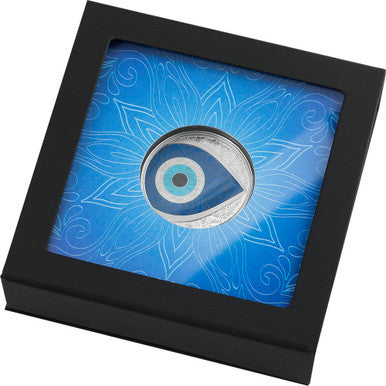 Palau 2020 5$ Evil Eye 1oz Silver Coloured Proof Coin