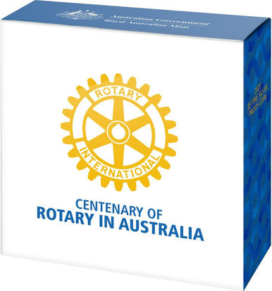 2021 $5 Centenary of Rotary In Australia 1oz Silver Proof Coin