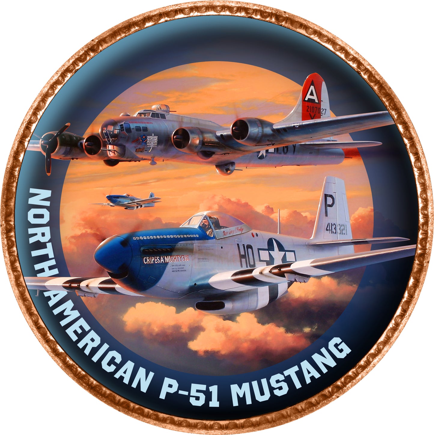 War For The Skies Second World War Enamel Penny 9 Coin Collection