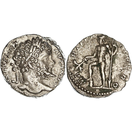 Roman Empire, Septimius Severus, Silver Denarius, 197-198 AD, VF+