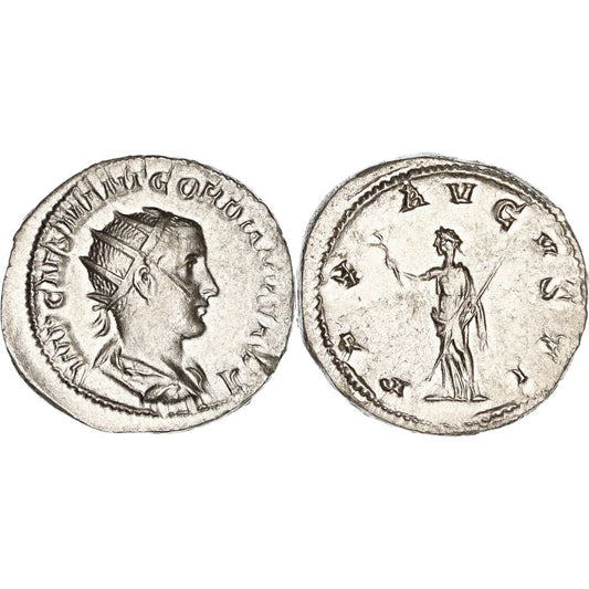 Roman Empire, Gordian III, Silver Antoninianus, 238-239 AD, gVF