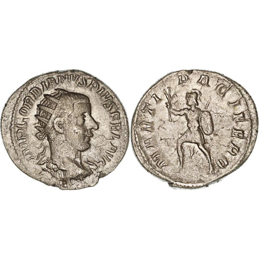 Roman Empire, Gordian III, Silver Antoninianus, 242-244 AD, nVF