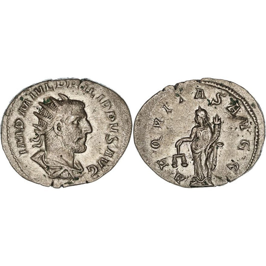 Roman Empire, Philip I, Silver Antoninianus, 244-247 AD, nVF