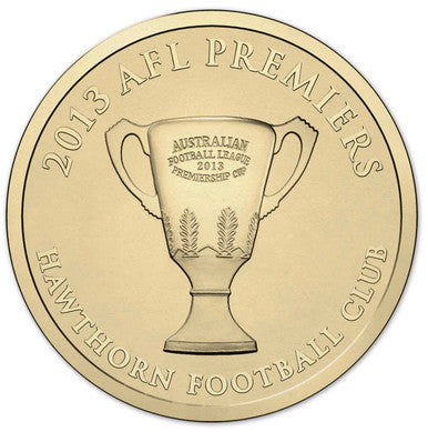2013 $1 Hawthorn Hawks AFL Premiers PNC