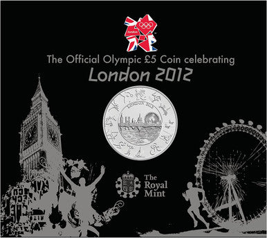 UK 2012 £5 The Official London Olympic Uncirculated Coin