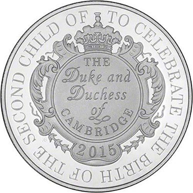 UK 2015 £5 The Royal Birth Uncirculated Coin