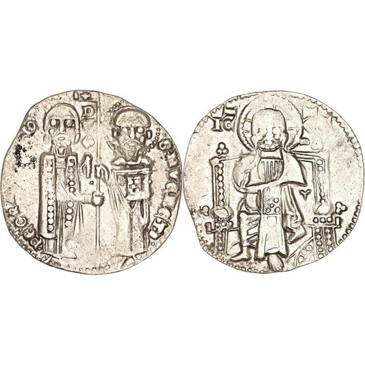 Republic of Venice, Pietro Gradenigo, Silver Grosso, 1289-1311 AD, nVF