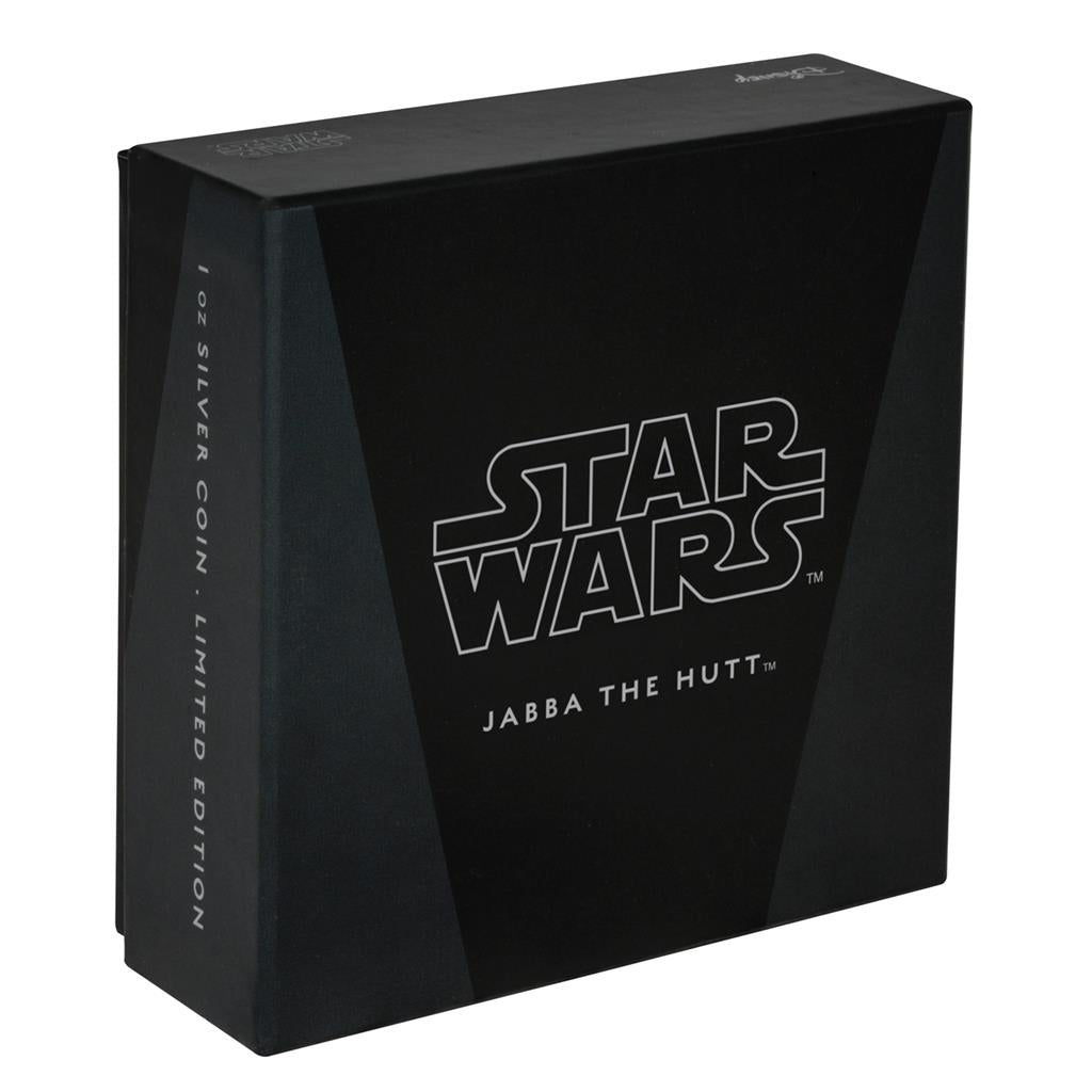 Niue 2018 $2 Star Wars Jabba The Hutt 1oz Silver Proof Coin
