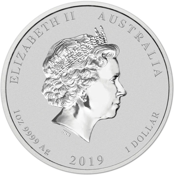2019 $1 Lunar Year of The Pig 1oz Silver BU Coin