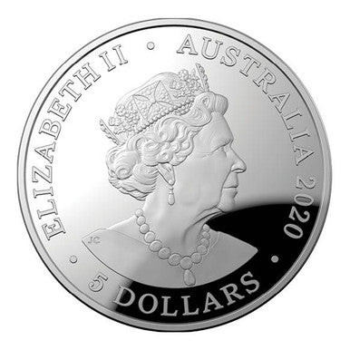 2020 $5 Australian Olympic Team 1oz Silver Domed Proof Coin
