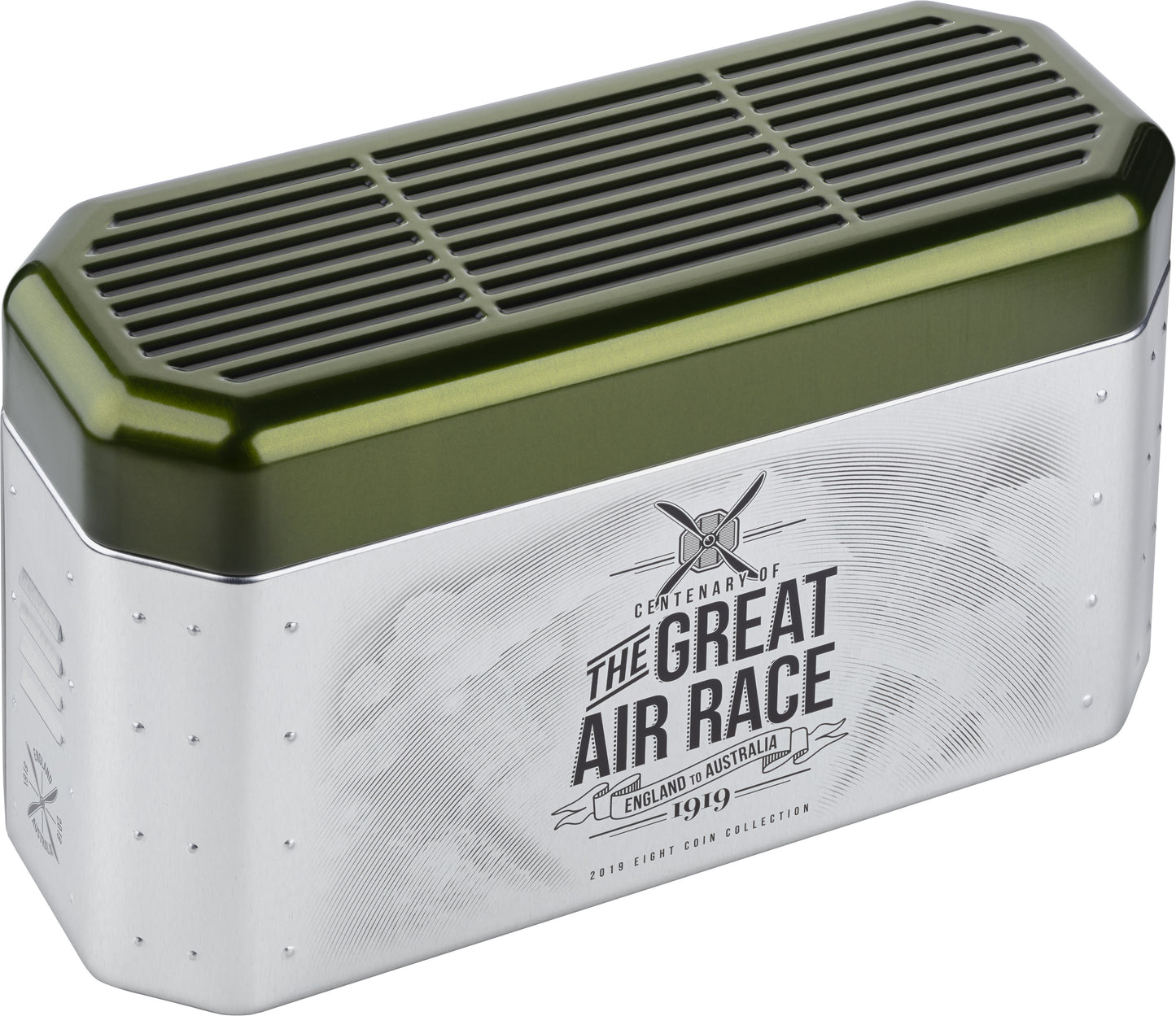 2019 $1 Centenary of The Great Air Race England To Australia 8 Coin Set