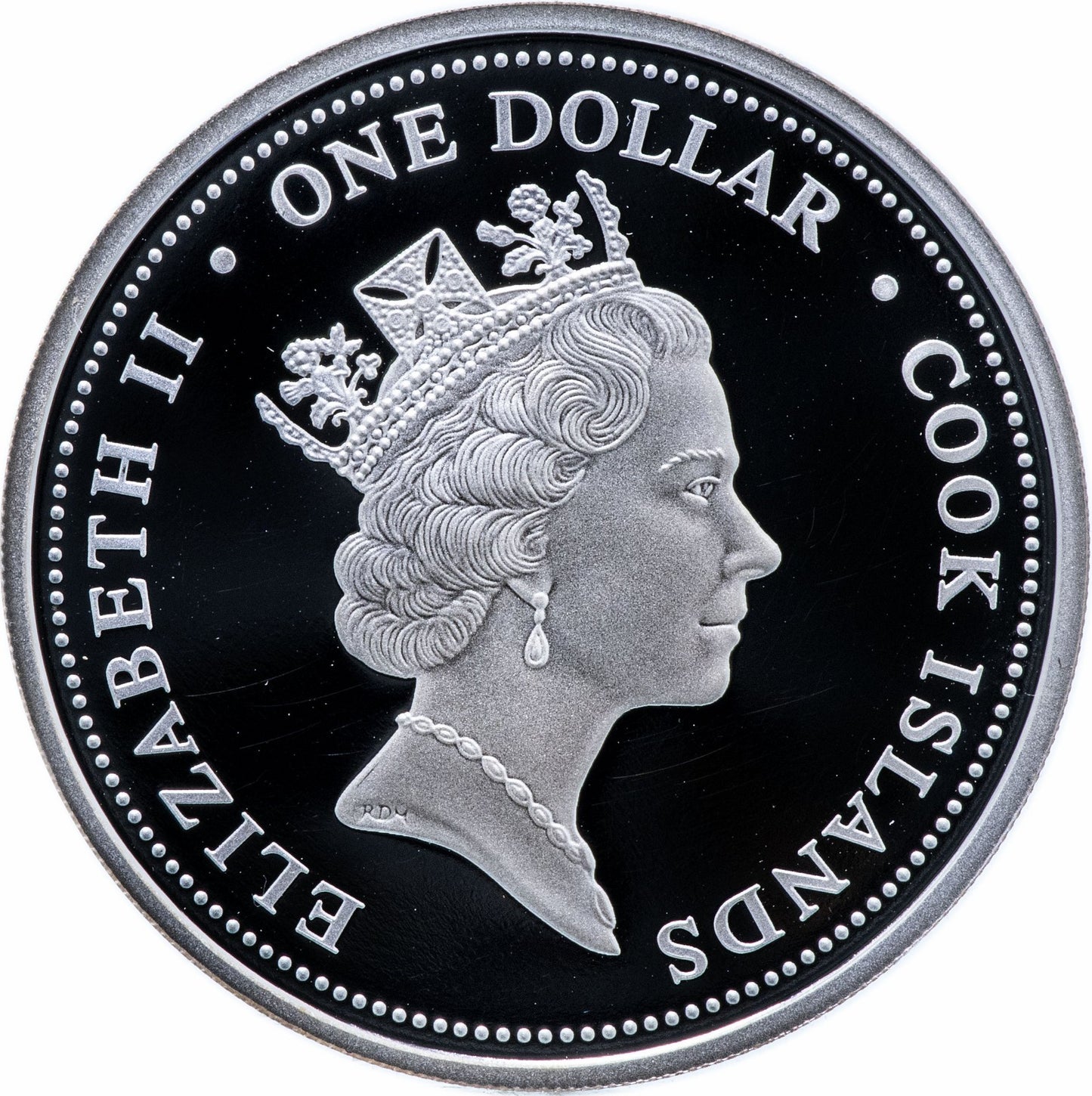 Cook Islands 2004 $1 Australia's First Steam Train 1oz Silver Proof Coin