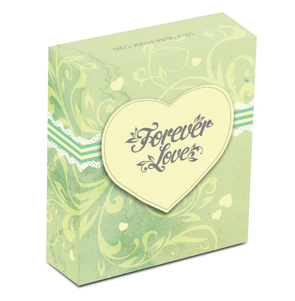 Tuvalu 2014 50c Forever Love Major Mitchell's Cockatoo 1/2oz Silver Coloured Proof Coin